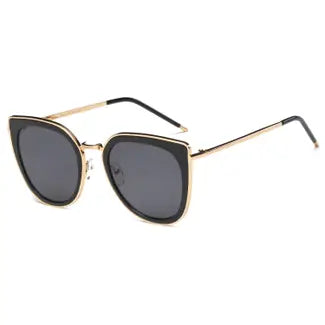 Women Round Vintage Cat Eye Sunglasses