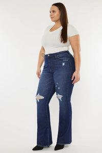 Kancan Solange Plus High Rise Flares