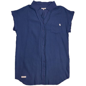 Simply Southern Button Dress- Navy