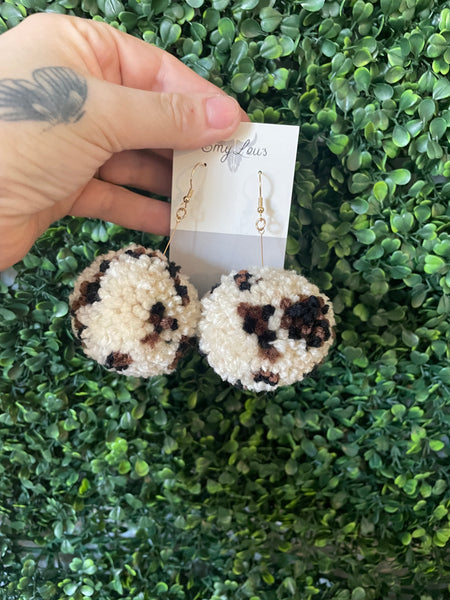 Pom Pom Earrings