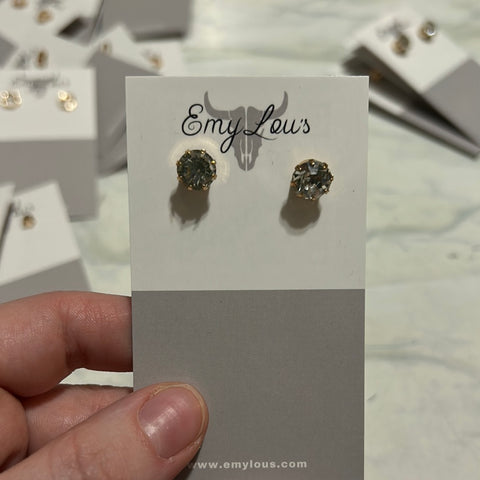 Simply Southern Gold Chunky Diamond Stud