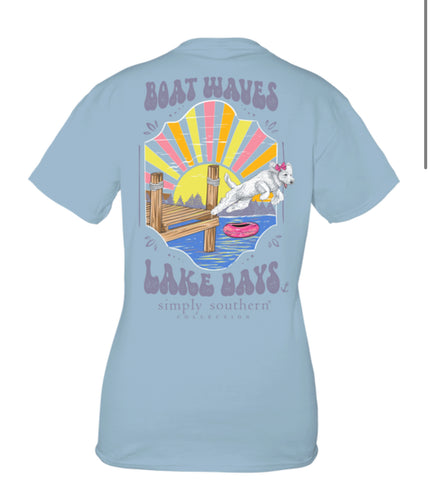 Simply Southern Lake Heron Tee