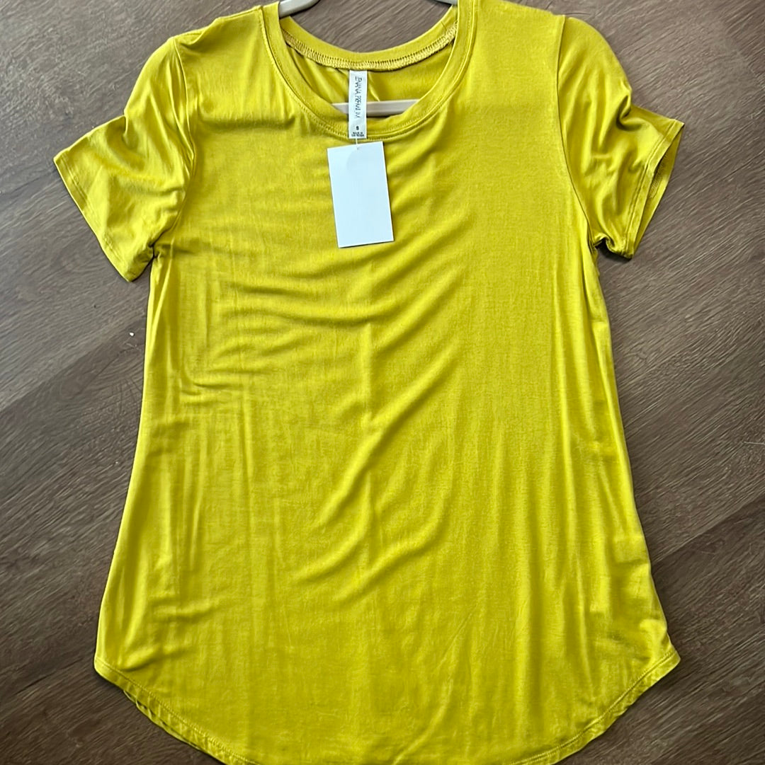 Golden Yellow Basic Tee