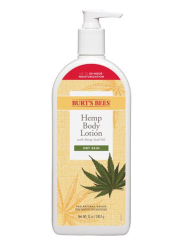 Burt's Bees Body Lotion Hemp 12 Oz
