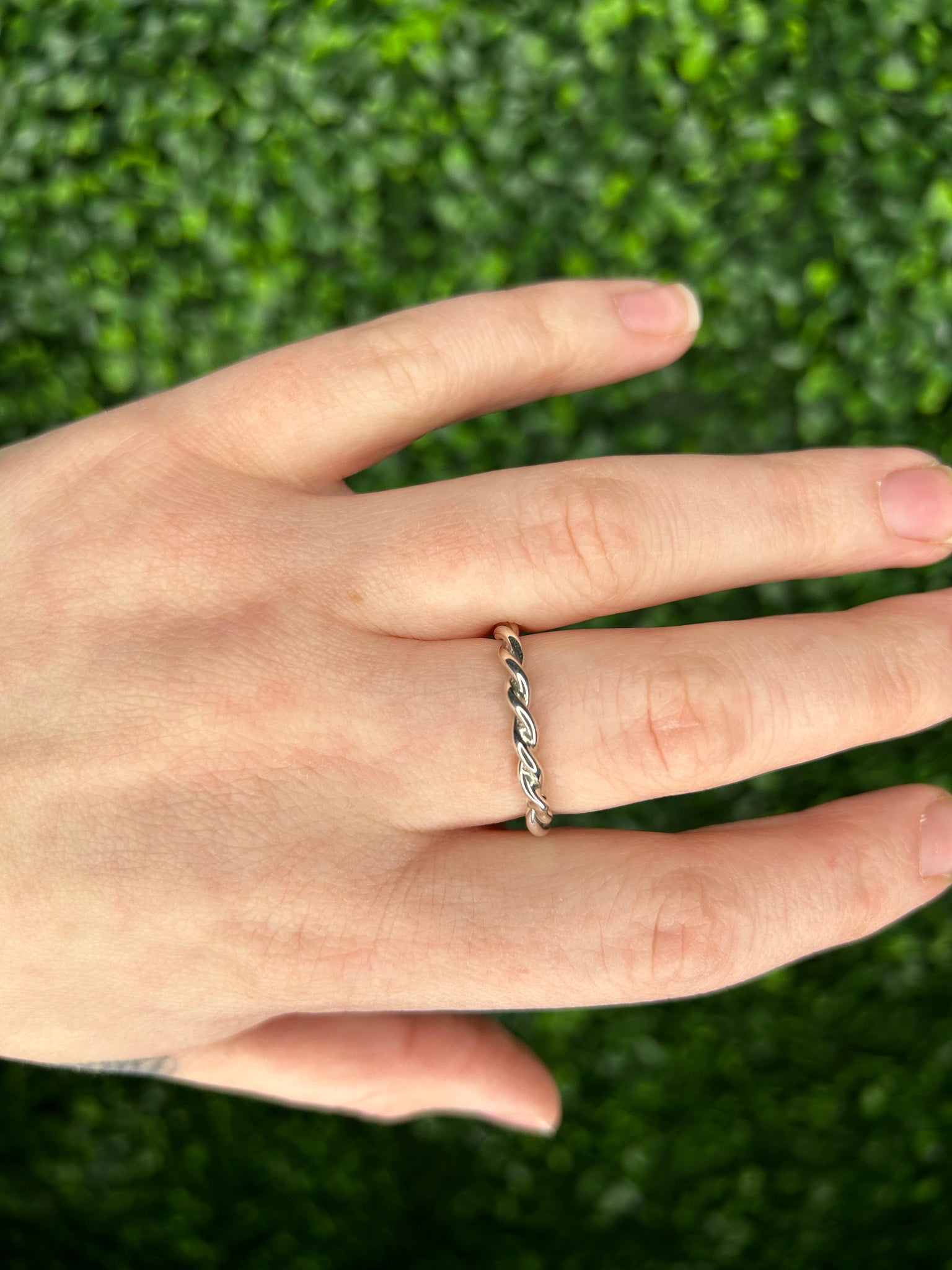 Sterling Silver Twisted Wire Ring