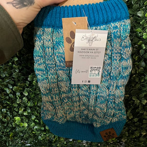CC Pet Sweater- Blue