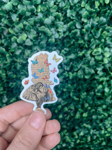 Cottagecore Alice in Wonderland Sticker