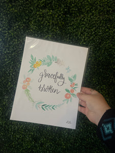 Gracefully Broken Art Print