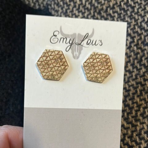 Hexagon Studs