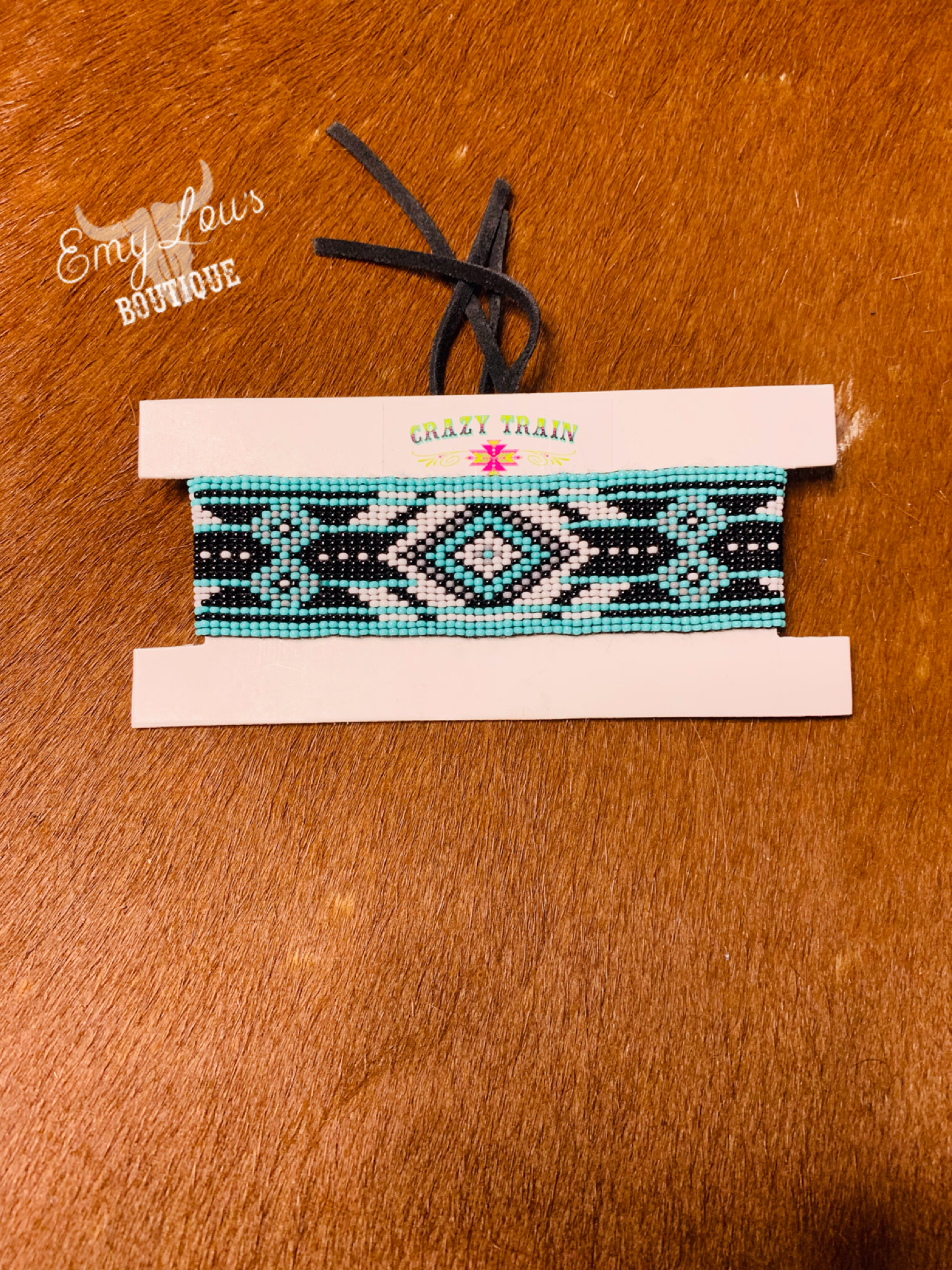 Mesa Beaded Cuff - Turquoise