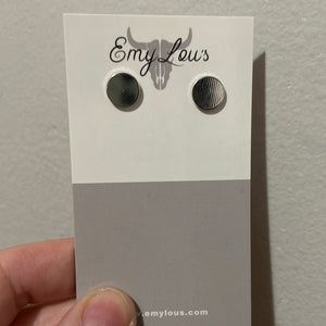 Simply Southern Silver Circle Studs