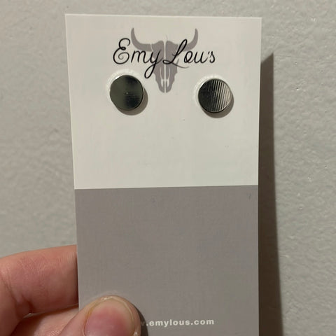 Simply Southern Silver Circle Studs