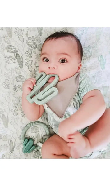 Ritzy Rattle™ Silicone Teether Rattles- Cactus