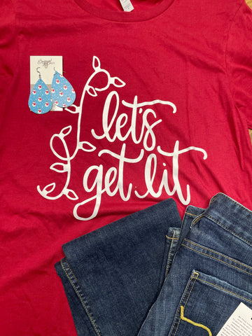 Let's Get Lit Tee