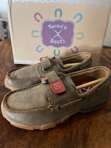 Twisted X Cowkids Driving Moc D Toe
