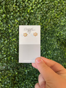 Pink and Gold Studs