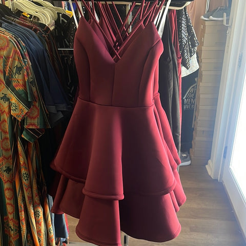 Burgundy Formal Dress