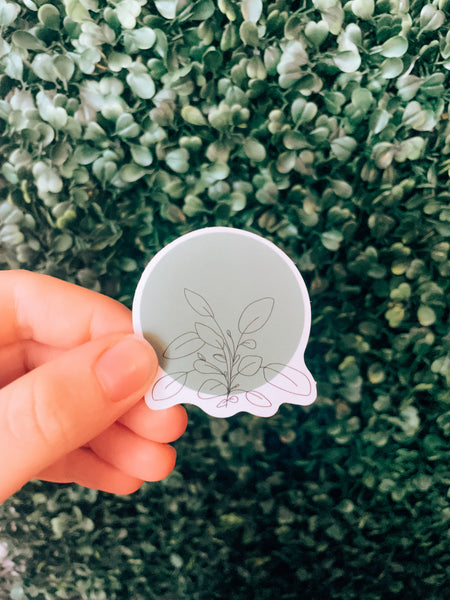 Boho Greenery Sticker