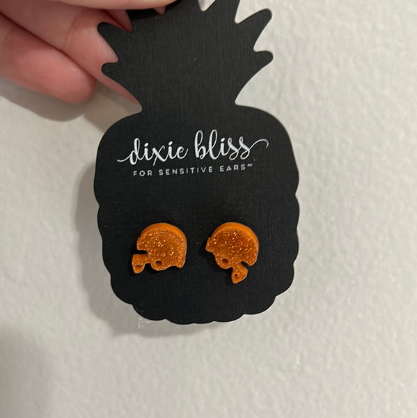 Football Helmet Stud- Dixie Bliss- Single Pck