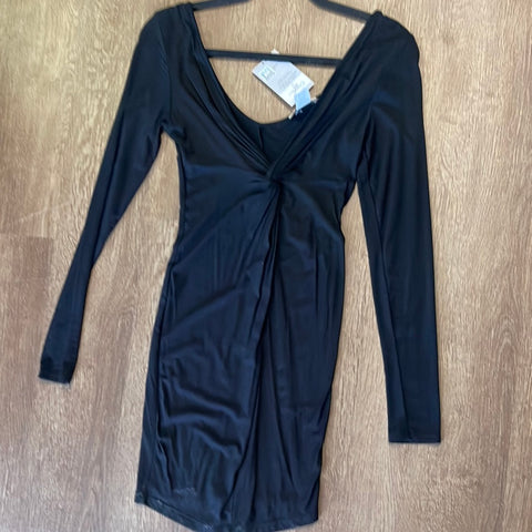 Adara Black Knott Dress