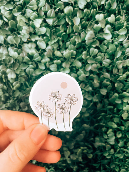 Boho Flower Sticker