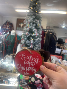 Baby’s First Christmas Ornament