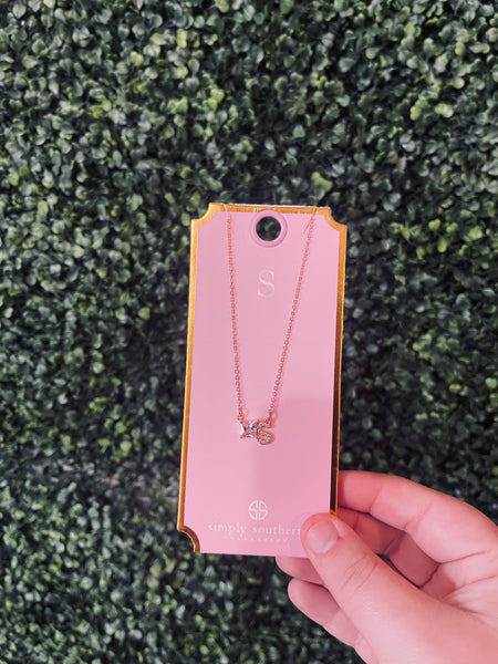 Simply Southern Initial Jewel Necklaces