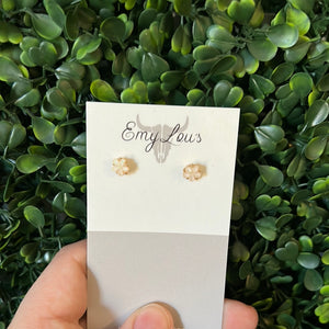 Simply Southern Gold & Opal Flower Stud