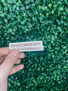 Cottagecore you can sleep now Sticker