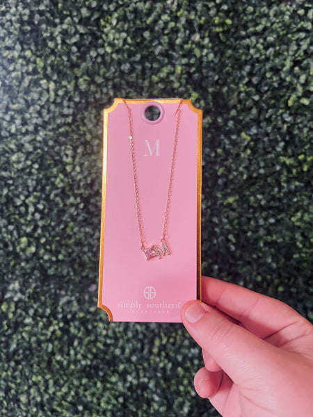 Simply Southern Initial Jewel Necklaces