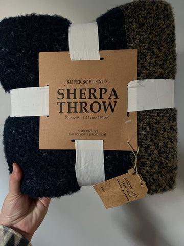 Sherpa Throw Blanket