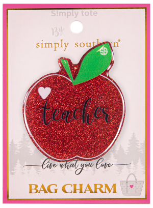 Simply Southern Tote Charm - Teacher