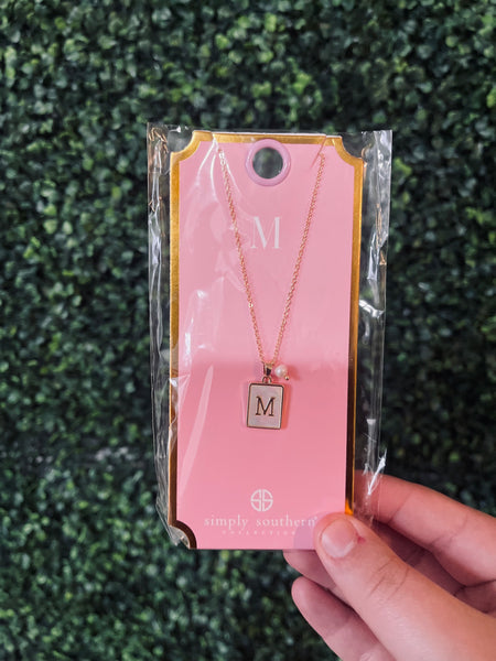 Simply Southern Initial Necklace Tile