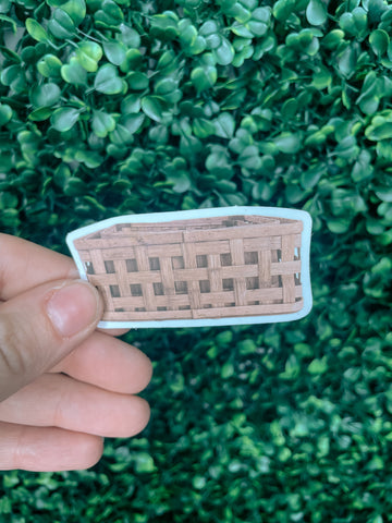 Cottagecore Basket Sticker