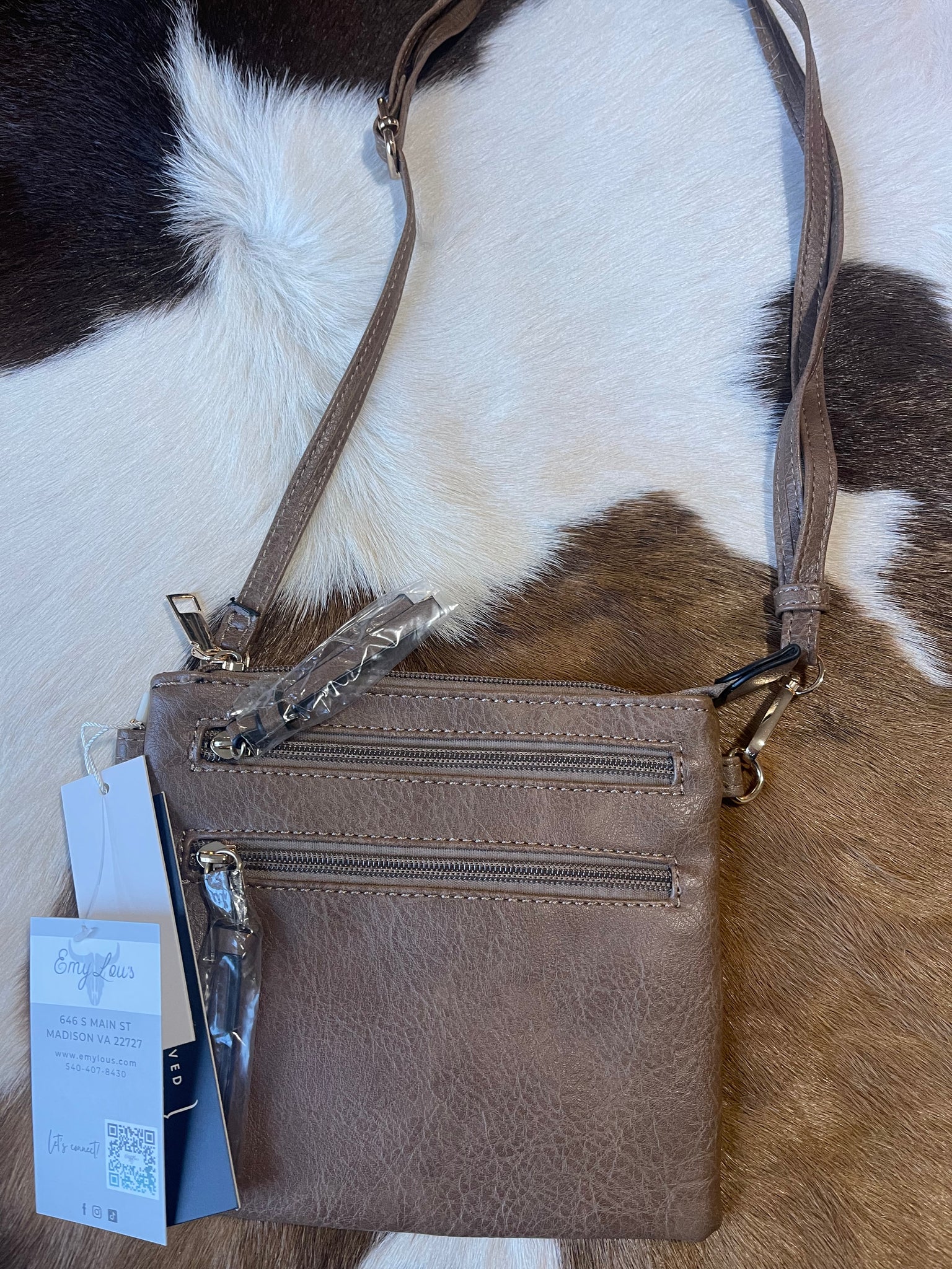 Tan Poppi Crossbody Bag
