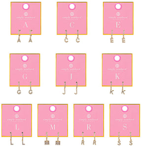 Simply Southern Initial Clicker Earring