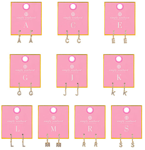 Simply Southern Initial Clicker Earring