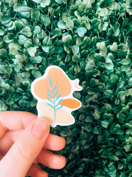 Boho Greenery Sticker