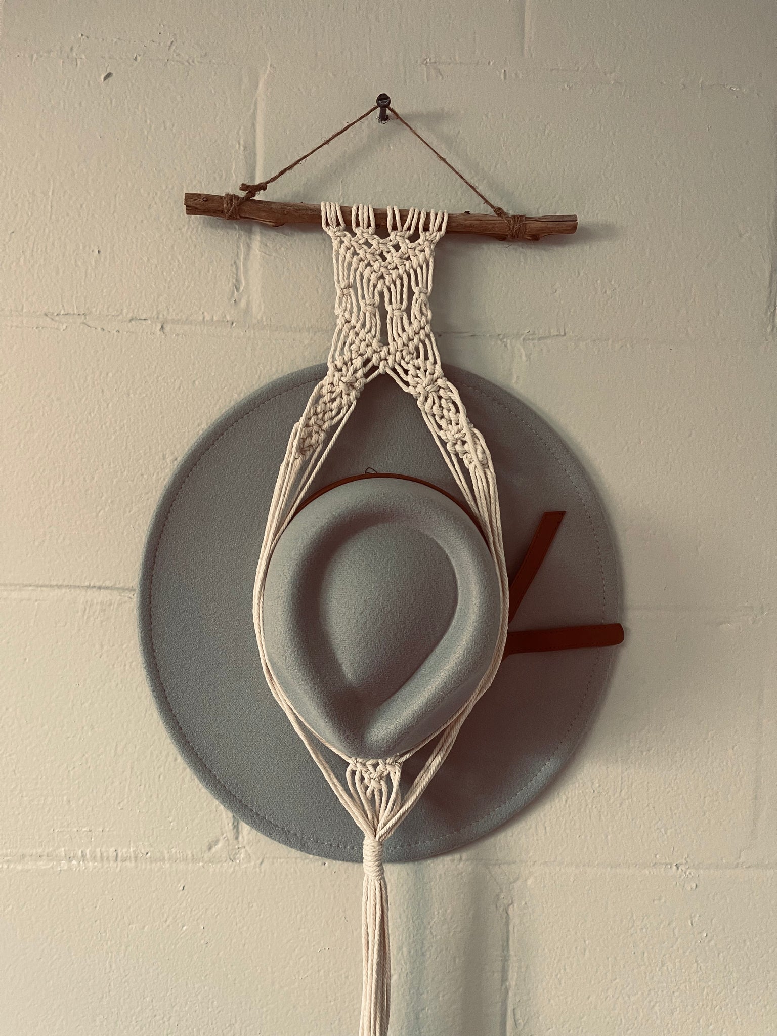 Macrame Single Hat Hanger