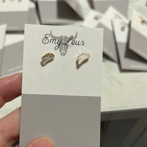 Simply Southern White Cowboy Hat Studs
