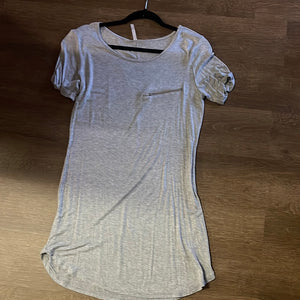 Grey Dress with Zipper