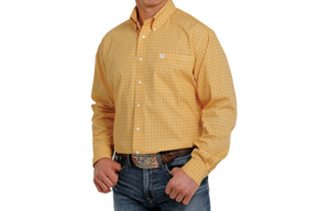 Gold Cinch Button- Up
