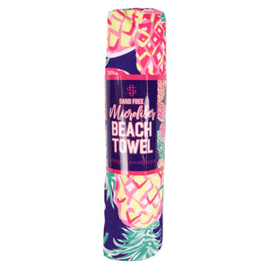 Simply Southern Microfiber Beach Towel- Pineapple