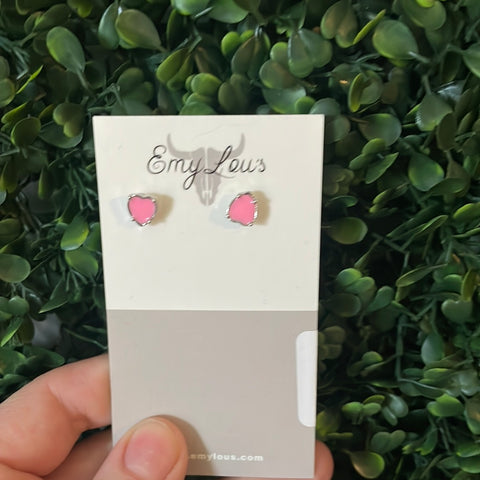 Simply Southern Pink and Silver Heart