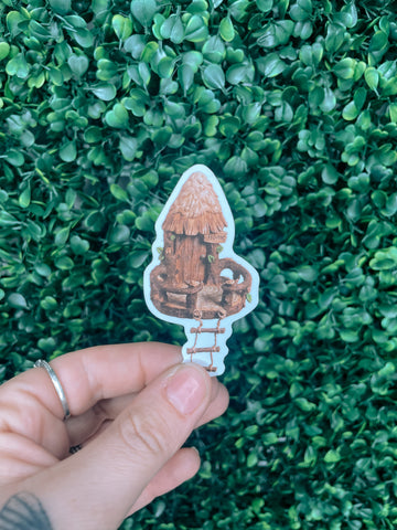 Cottagecore House Sticker