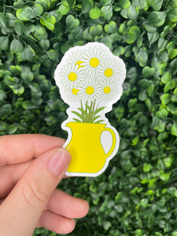 Daisy Pitcher Sticker