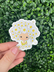 Daisy Girl Sticker