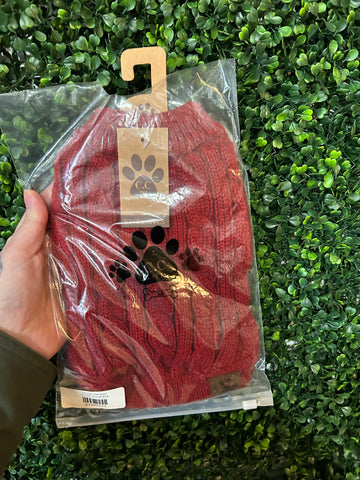 CC Pet Sweater- Red