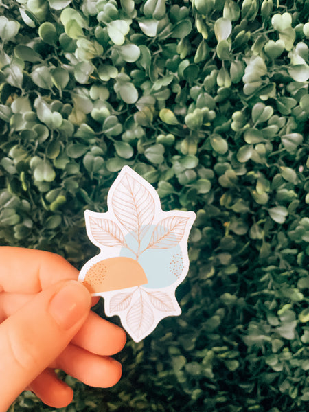 Boho Greenery Sticker