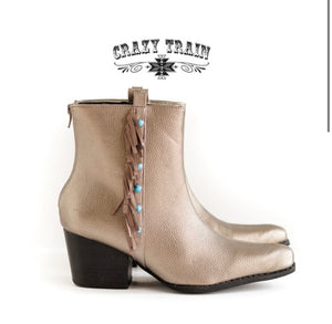 Boujee Babe Booties - Silver